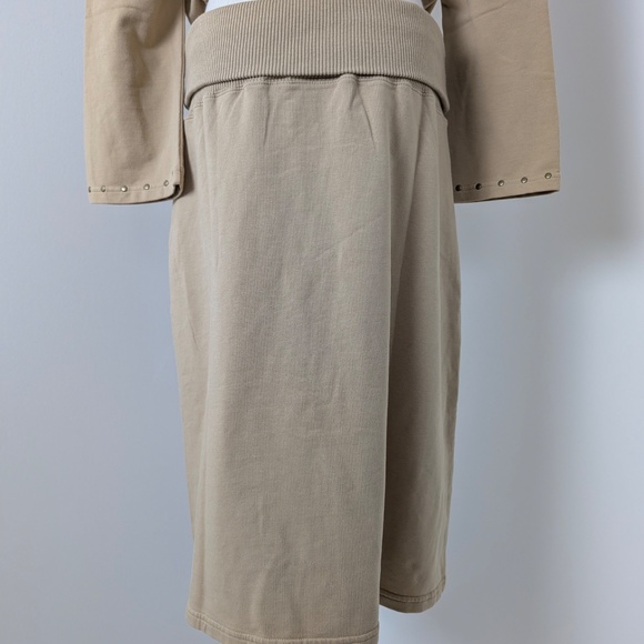 Liz Claiborne 2 Piece Skirt Set Jersey Stretchy Drawstring Scoop Neckline - Picture 11 of 12